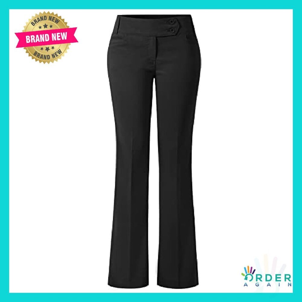 Ultra Stretch Bootcut Dress Pants Work Office Trousers Elegant Chic